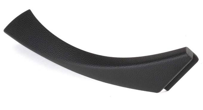 BMW Interior Door Handle Cover - Passenger Side (Black) 51416971290